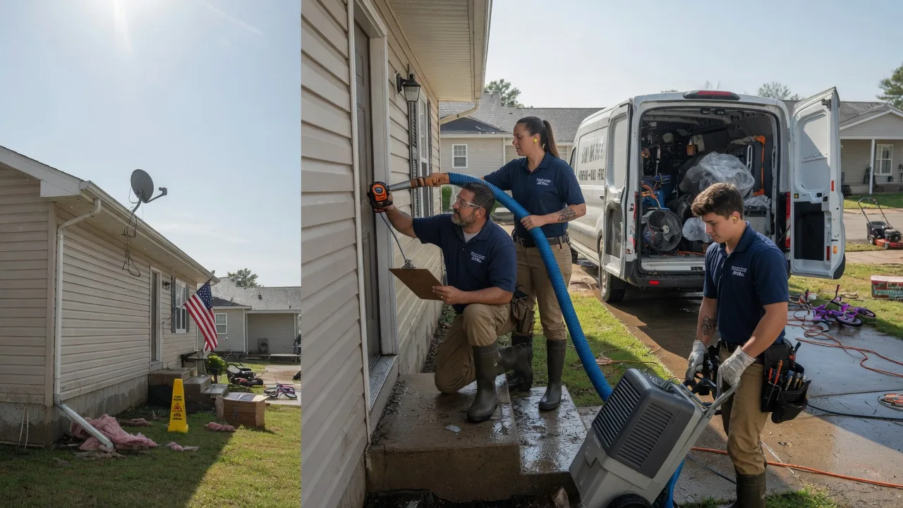 Ceiling Water Damage Restoration in Ashland, KS near me